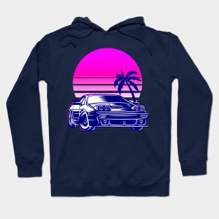 Vaporwave car Hoodie